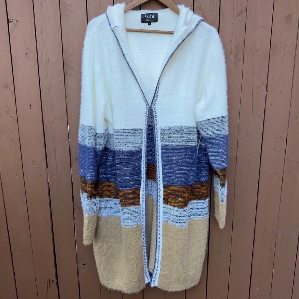 Fate Curve | Stitch Fix Exclusive NWT Size 2X Fuzzy Cardigan with Hood